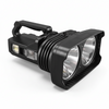 Rechargeable LED Torch with Multiple Light Modes featuring a portable handle and dual bright beams.