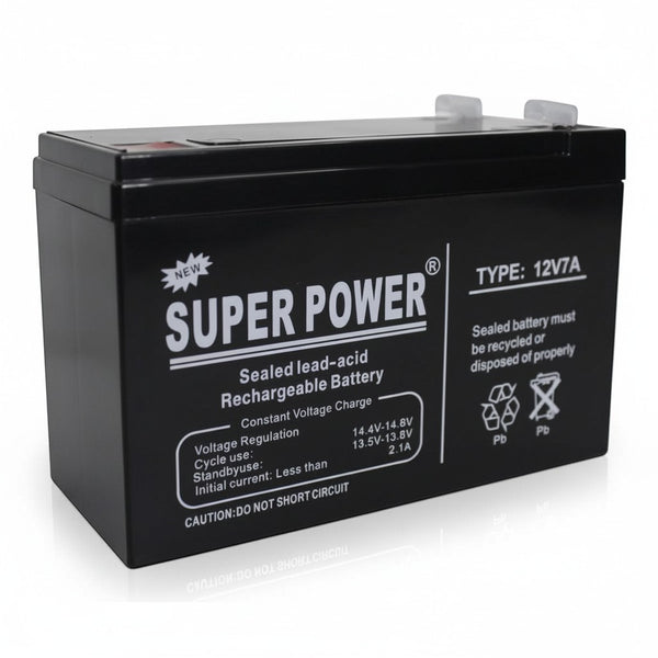 12V 7A Super Power Sealed Rechargeable Battery