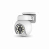 Outdoor AHD 5MP PTZ Security Camera mounted on a wall, showcasing its sleek design and night vision capabilities.