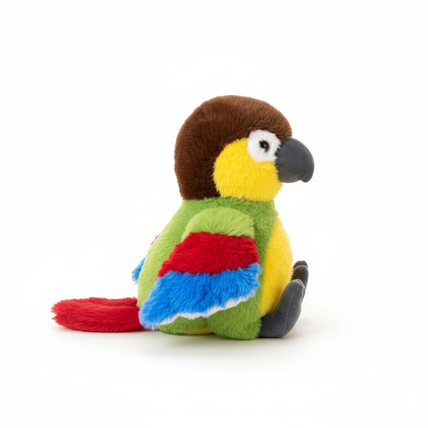 Plush Parrot Toy featuring a colorful and soft parrot design, perfect for decoration or gifting.