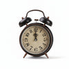 Retro Twin Bell Alarm Clock with classic design and large Arabic numerals for easy readability.