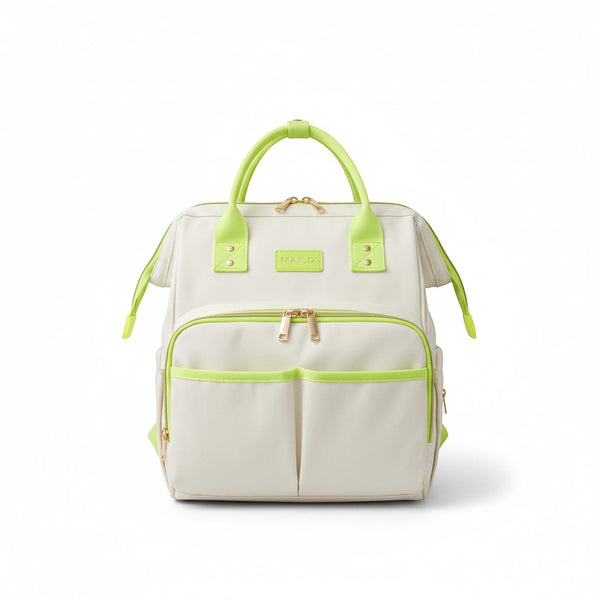 Convertible Canvas Diaper Bag Backpack with Shoulder Strap