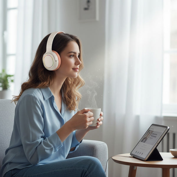 Wireless Hi-Fi Stereo Over-Ear Headphones