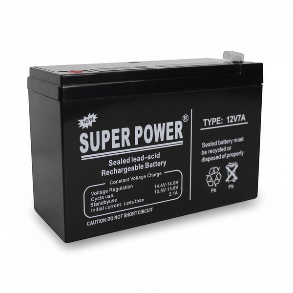 12V 7A Super Power Sealed Rechargeable Battery