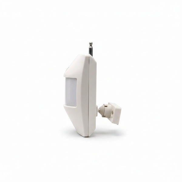 Side view of the 433MHz Wireless PIR Motion Detector Unit for security systems.