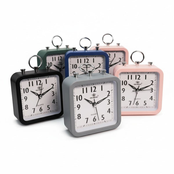 Wake Mate Modern Kids Bedside Alarm Clock collection featuring various colors and designs, perfect for children's routines.