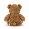 Back view of a 65cm Plush Teddy Bear showcasing its soft texture and adorable shape.