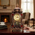 Vintage Style Plastic Table Clock on a tabletop in a cozy indoor setting.