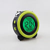 Digital Twin-Bell Alarm Clock with Backlit LCD Display