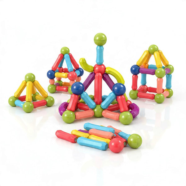 Magnetic Bar Blocks Building Set