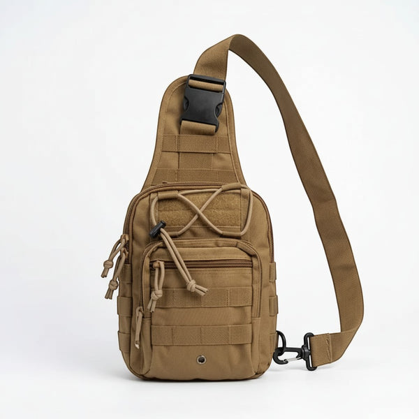 Single Strap Backpack with Multiple Storage Pockets