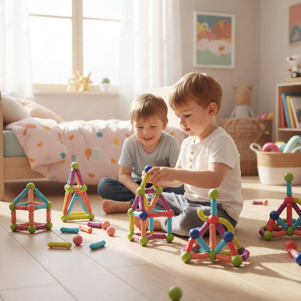 Magnetic Bar Blocks Building Set