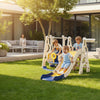 Slide and Swing Playset for Toddlers