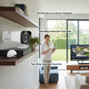 5MP 4-Channel NVR PoE Security Camera Kit with Two-Way Intercom and Smart Playback features.