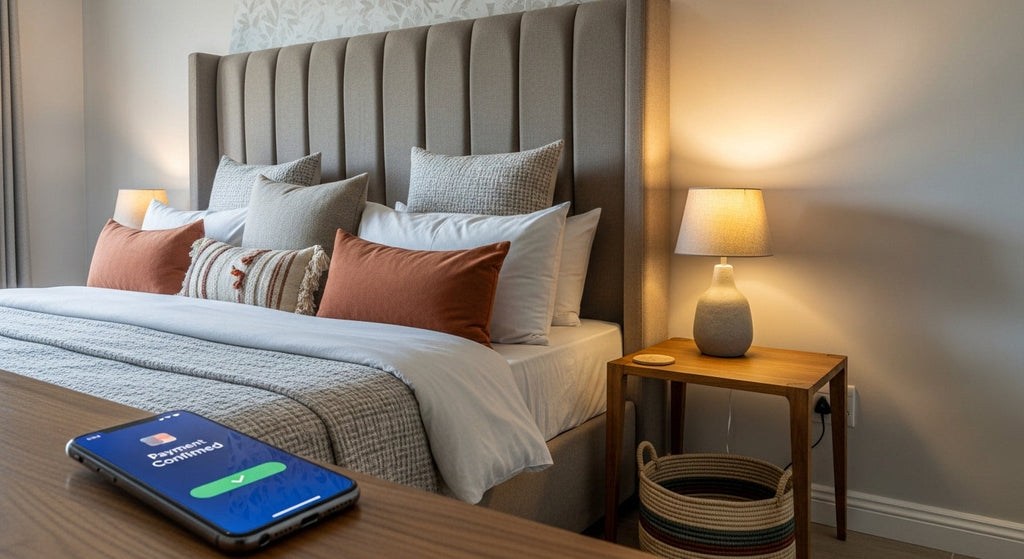 Best headboards PayJustNow at Perfect Dealz — upholstered velvet and fabric styles from R799 with interest-free instalments