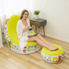 Inflatable Foldable Lounge Chair with Foot Rest image 0