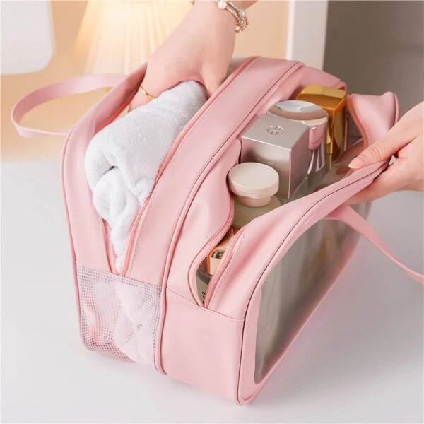 Perfect Dealz Waterproof Double Layer Cosmetic Bag
