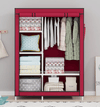 Perfect Dealz 6 Compartment DIY Detachable Lightweight Metal Closet Wardrobe Organizer