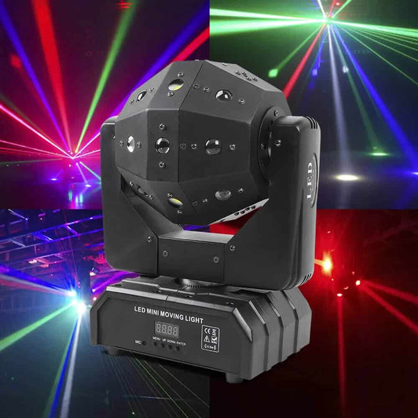 Disco Moving Head RGBW LEDs and Laser Light image 0
