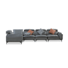 L Shaped Air Leather Couch image 2