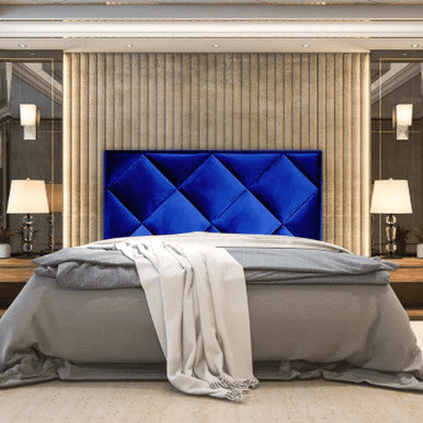 Perfect Dealz Hannah Diamond Tufted Velvet Headboard