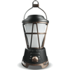 Outdoor Flicker LED Lantern with warm, ambient lighting and realistic flame effect for camping and outdoor gatherings.