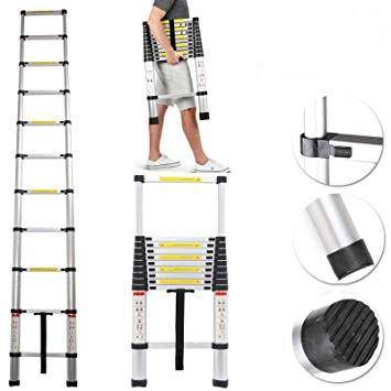 4.2m Straight Telescopic Ladder image 1