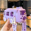 500ml Cute Bus Water Bottle for Kids image 1
