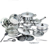 Perfect Dealz Stainless Steel Cookware Heavy Bottom Pots 27 Pieces Set