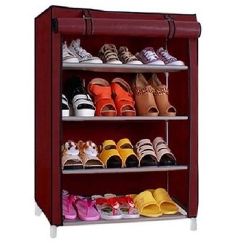 DustproofNon Woven Fabric Shoes Rack image 0
