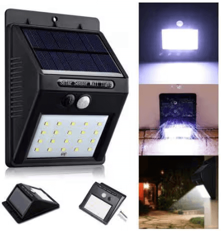 Perfect Dealz 20 LED Solar Motion Sensor Wall Light