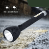 Pro High-Power Flashlight featuring IPX-5 waterproof technology, ideal for outdoor use in wet conditions.