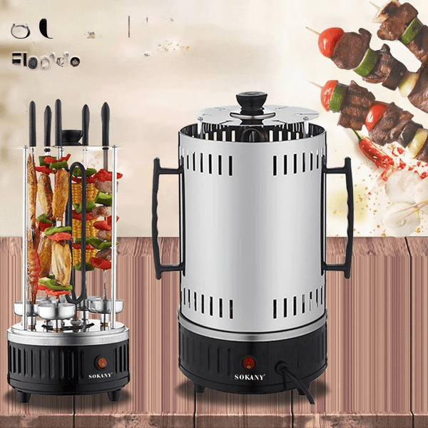 1000W Electric Skewer Quartz Heating Tube with 6 Skewers image 0