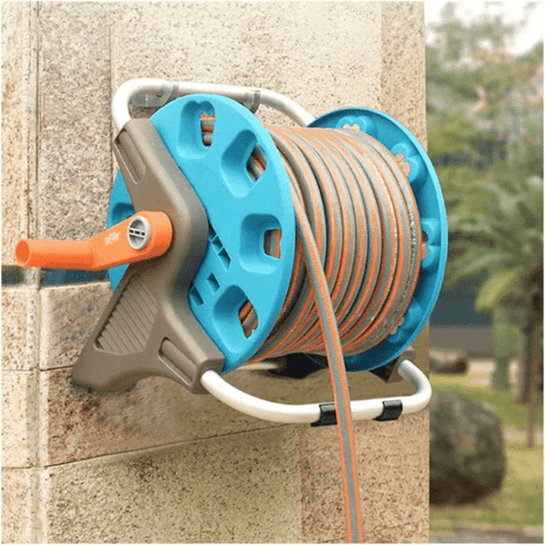 15m FlexiFlow Garden Hose Reel Set image 0