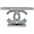Perfect Dealz Silver Mirrored Diamond Console Table