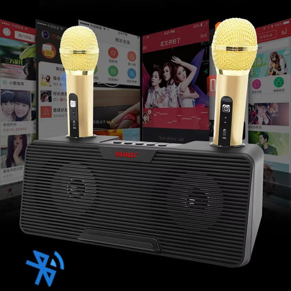 Mini Karaoke Speaker with 2 Microphones image 3