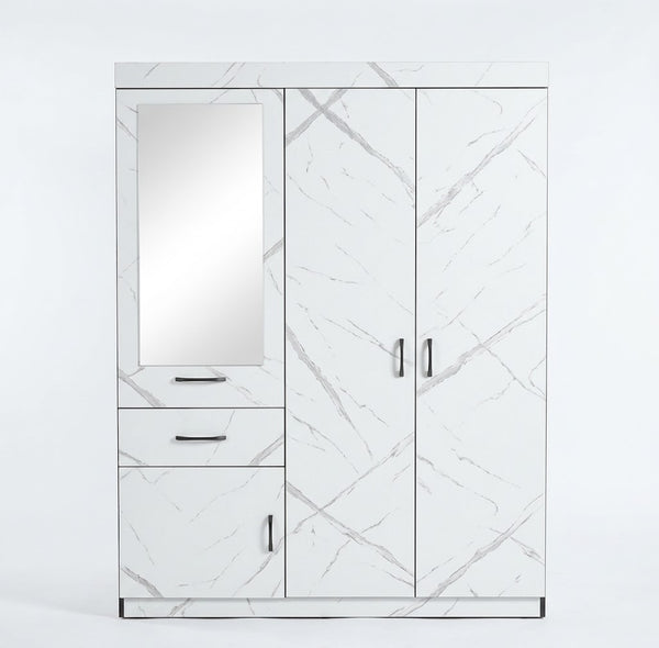 3-Door Freestanding Wardrobe