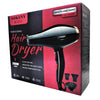 Professional 2400W High Speed Hair Dryer in packaging, showcasing features and design for quick drying.