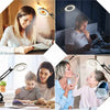 Adjustable Folding Led Desk Lamp Magnifier image 0