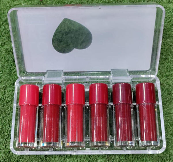 6 Pcs Romantic Empire Matte Lip Gloss Set