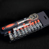 12 Piece Ratchet Socket Set 1/2