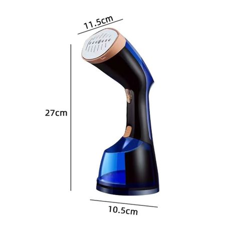 1200W Multifunction Handheld Clothes Garment Steamer dimensions, showcasing a sleek design and measuring 27cm tall.