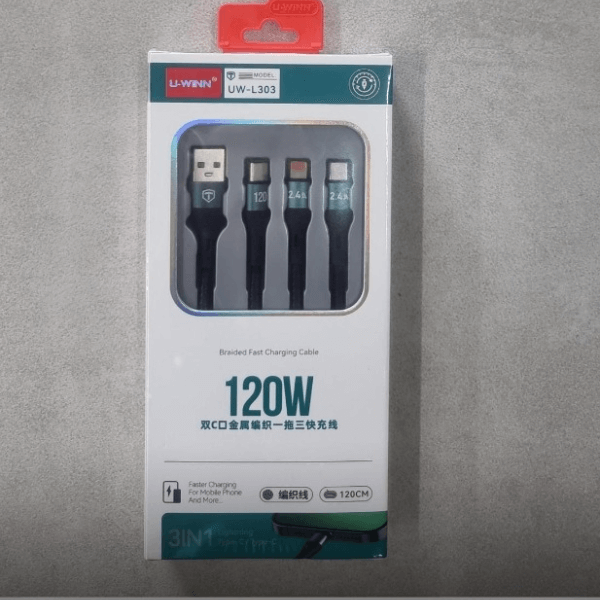 Perfect Dealz 120W Ultra Charge Pro USB Wall Charger (with Detachable Cable)