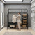 120cm 3-Tier Double-Rail Drying Rack With Wheels
