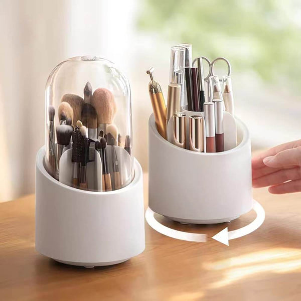 Perfect Dealz Rotating Makeup Brush Storage Box