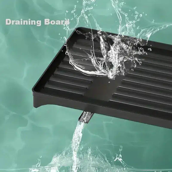 Perfect Dealz Dish Drying Rack with Drain Board