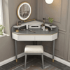 Glow Vanity Dresser with Mirror featuring a modern design and functional storage for makeup and grooming essentials.