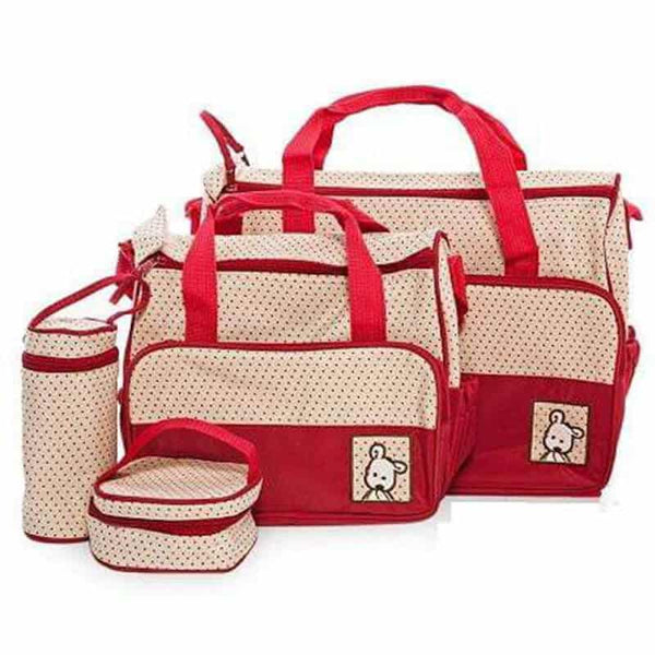 5 in 1 Teddy Bear Nappy Bag Set image 3