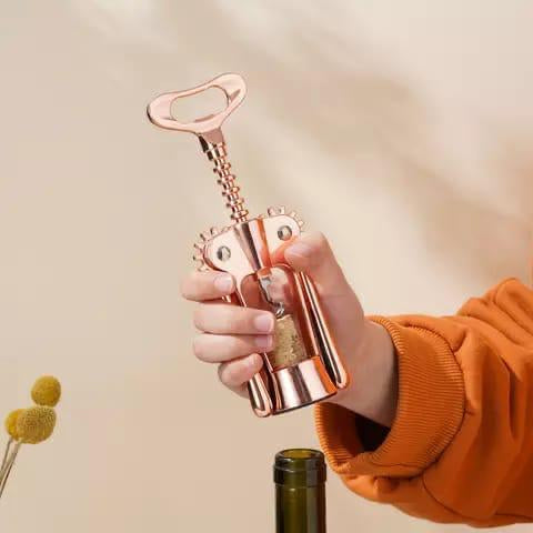 Multifunctional Winged Corkscrew and Bottle Opener