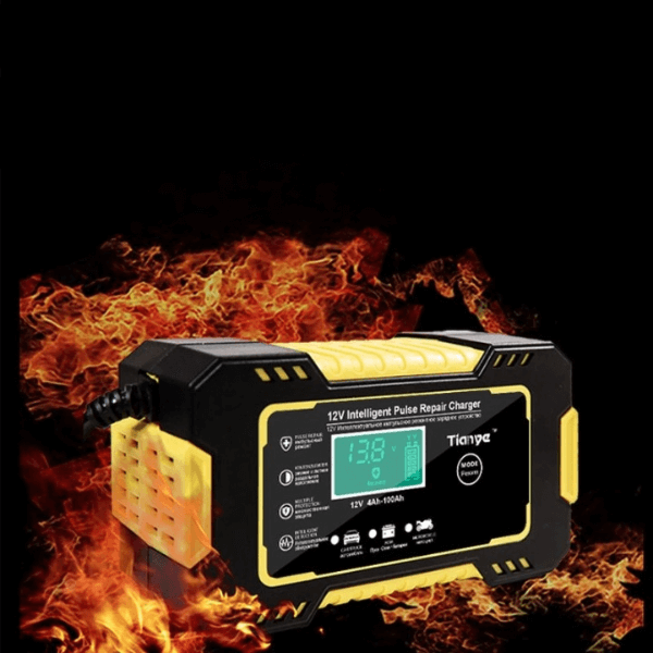 LCD Display Car Battery Charger 12V 6A image 0